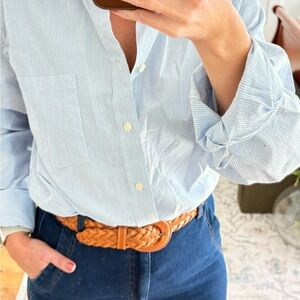 Goodfellow & Co blue Striped Shirt